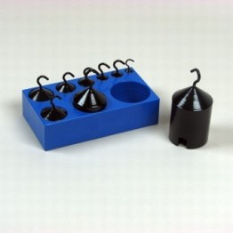 Weights with hook, set, 10 g - 1000 g