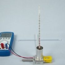 Kompletny zestaw eksperymentalny: Napięcie termoelektryczne a temperatura